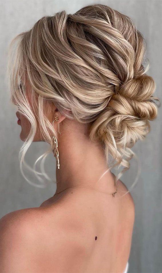 Hairdos to Steal the Spotlight on Every Special Occasion : Textured Bridal Updo
