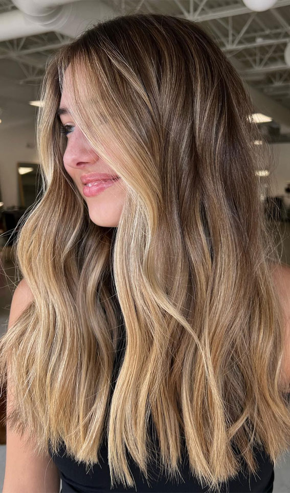 33 Brown Hair Illuminated Blonde Highlights Ideas : Brown with Honey Blonde Highlights