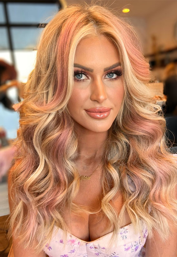 Inspired Chromatic Charisma Hair Colour Ideas For Every Season : Playful Pop of Pink