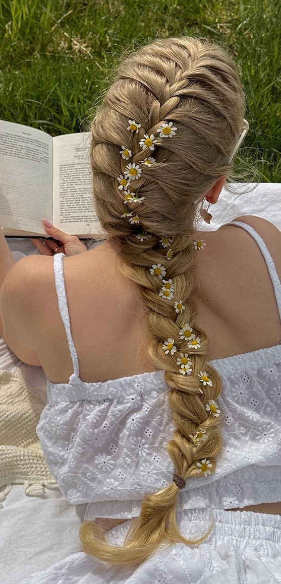 30+Adorable Hairstyles for the Latest Trends : Cute Braided Summer Hairstyle