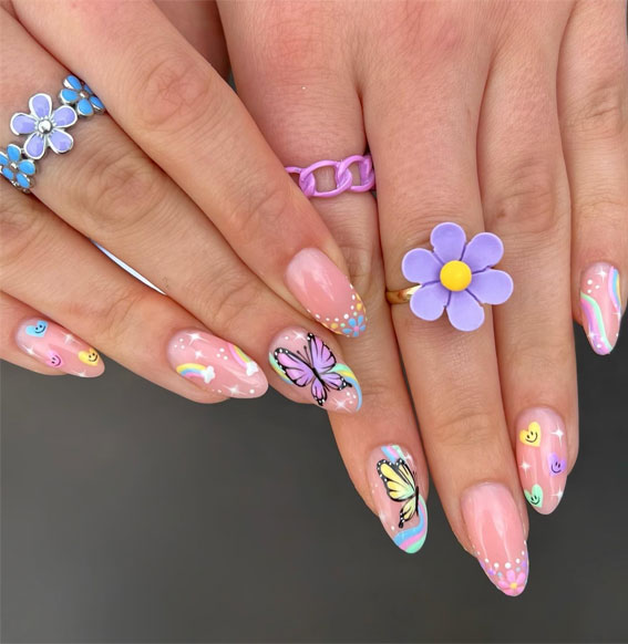 40 Spring Nail Ideas To Brighten Your Look : Pastel Paradise