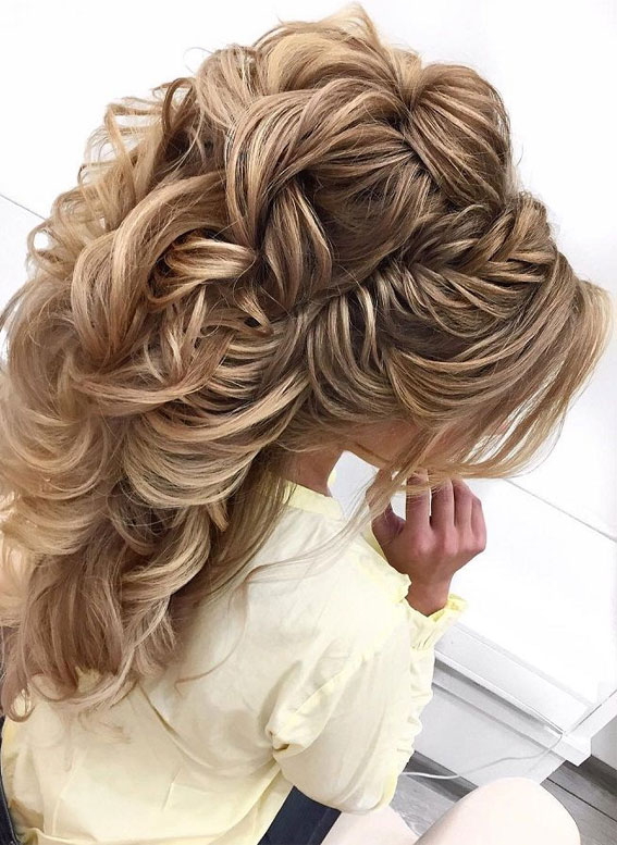 Hairdos To Steal The Spotlight On Every Special Occasion : Fishtail + Voluminous Swept Back