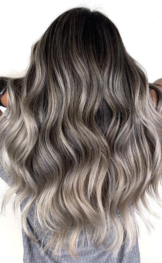 22 Trending Hair Colours 2024 To Refresh Your Current Look : Smokey Neutrals