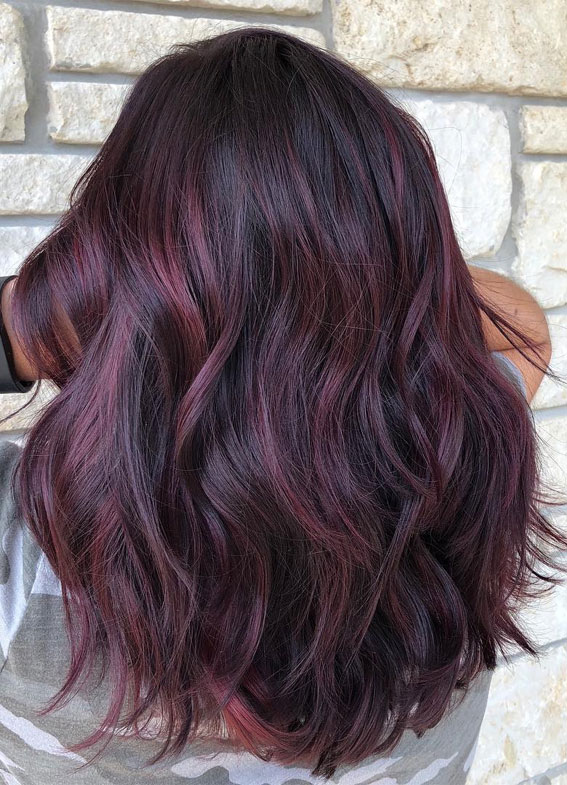 22 Trending Hair Colours 2024 To Refresh Your Current Look : Chocolate Cherry