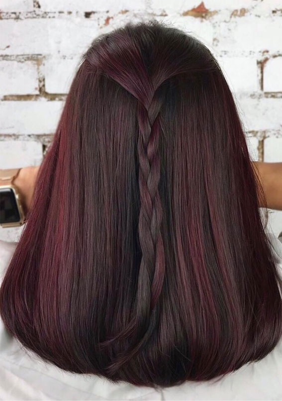 17 Decadent Chocolate Cherry Hair Colour Ideas : Subtle and Sophisticated Look