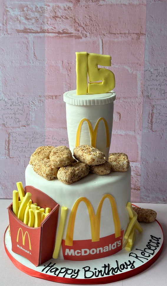 McDonald’s Birthday Cakes for Every Celebration : McDonald’s-Inspired Cake