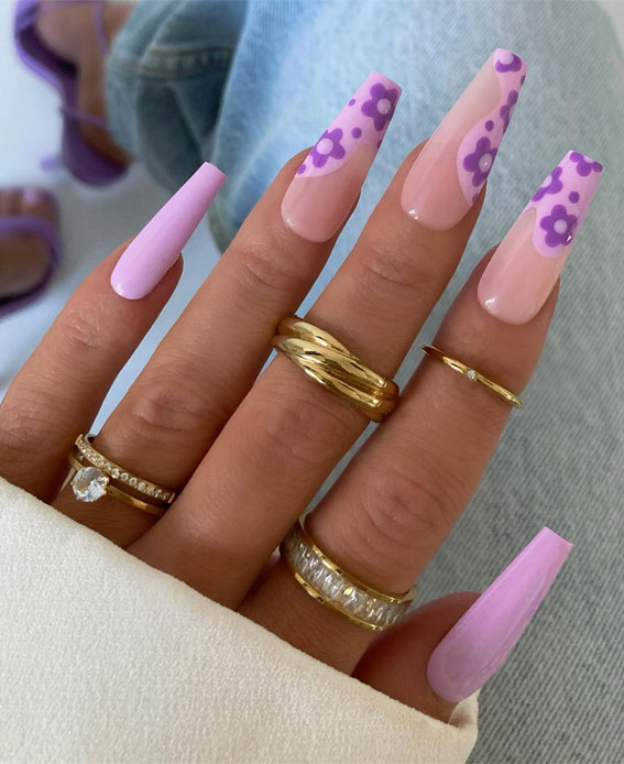 40 Cute Spring Nail Designs to Brighten Your Look : A Modern Spring Statement