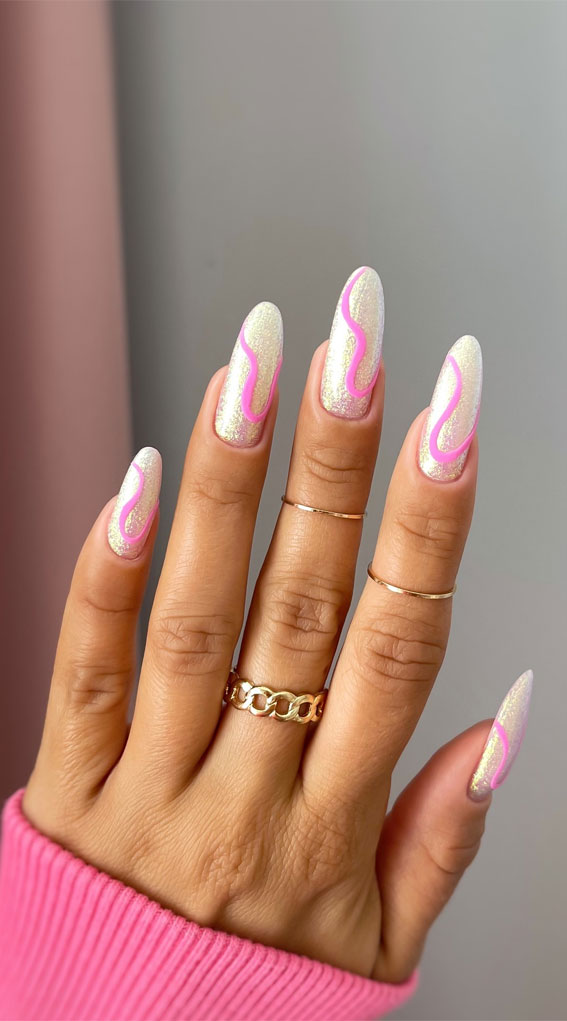 40 Cute Spring Nail Designs to Brighten Your Look : A Playful Spring Twist