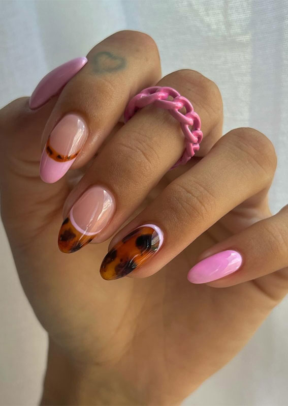 40 Cute Spring Nail Designs to Brighten Your Look : A Stylish Spring Fusion
