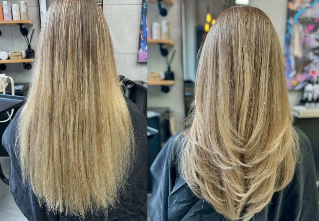 10 Before and After Transformations of Layered Haircut Inspiration : Blonde Beauty