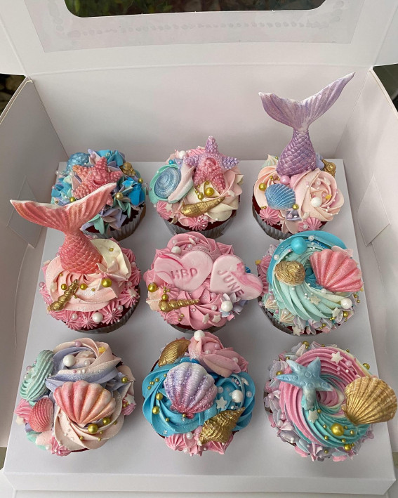 45 Cupcake Decorating Ideas For Every Occasion : Under The Sea Cupcakes