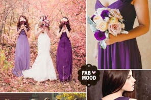 autumn wedding board,autumn wedding palette,Autumn Purple Bridesmaids