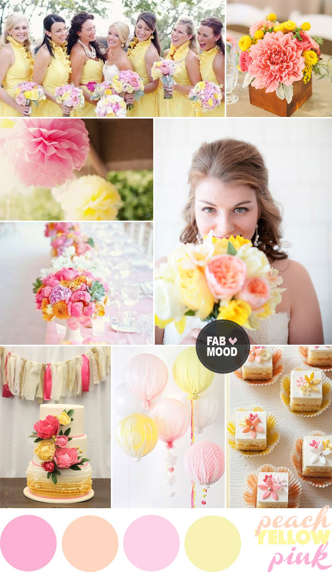 yellow and pink  Color Palette Ideas