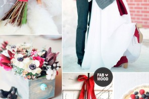 Red winter wedding ideas,red wedding colour palette
