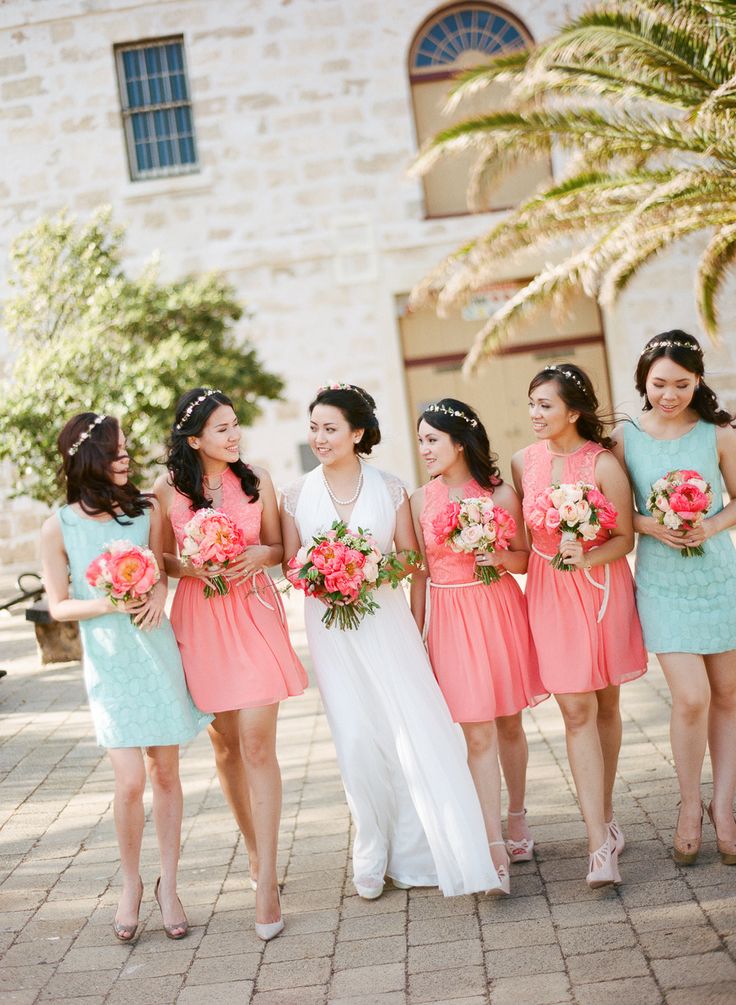 mint and coral bridesmaids,Mint bridesmaids,mint bridesmaids dresses,mint ,bridesmaids dresses,mint bridesmaid gowns,bridesmaids mint green,mint blue bridesmaids dresses