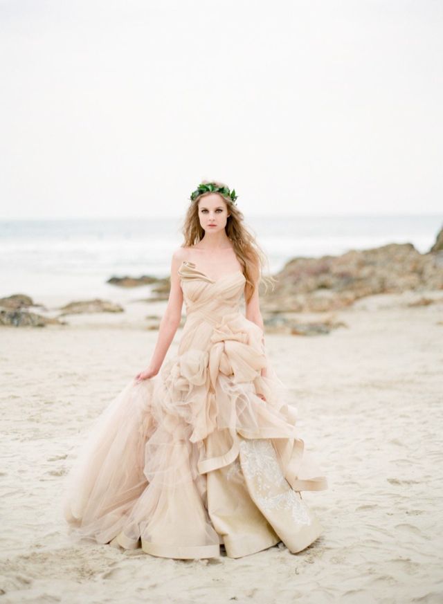 Stunning bespoke wedding dresses and gowns from Vivian Luk Atelier shot oceanside in Hong Kong by Alea Lovely