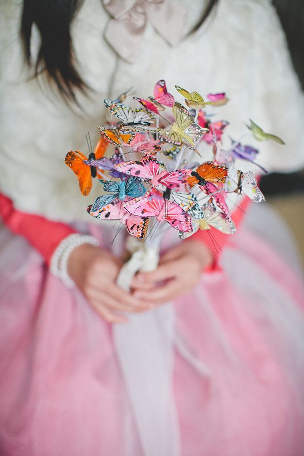 butterfly wedding bouquet