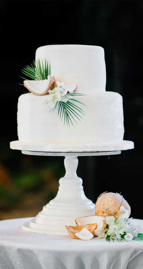 beach wedding cake, wedding cake, wedding cake trends, beach wedding cake ideas #weddingcake #beachcake