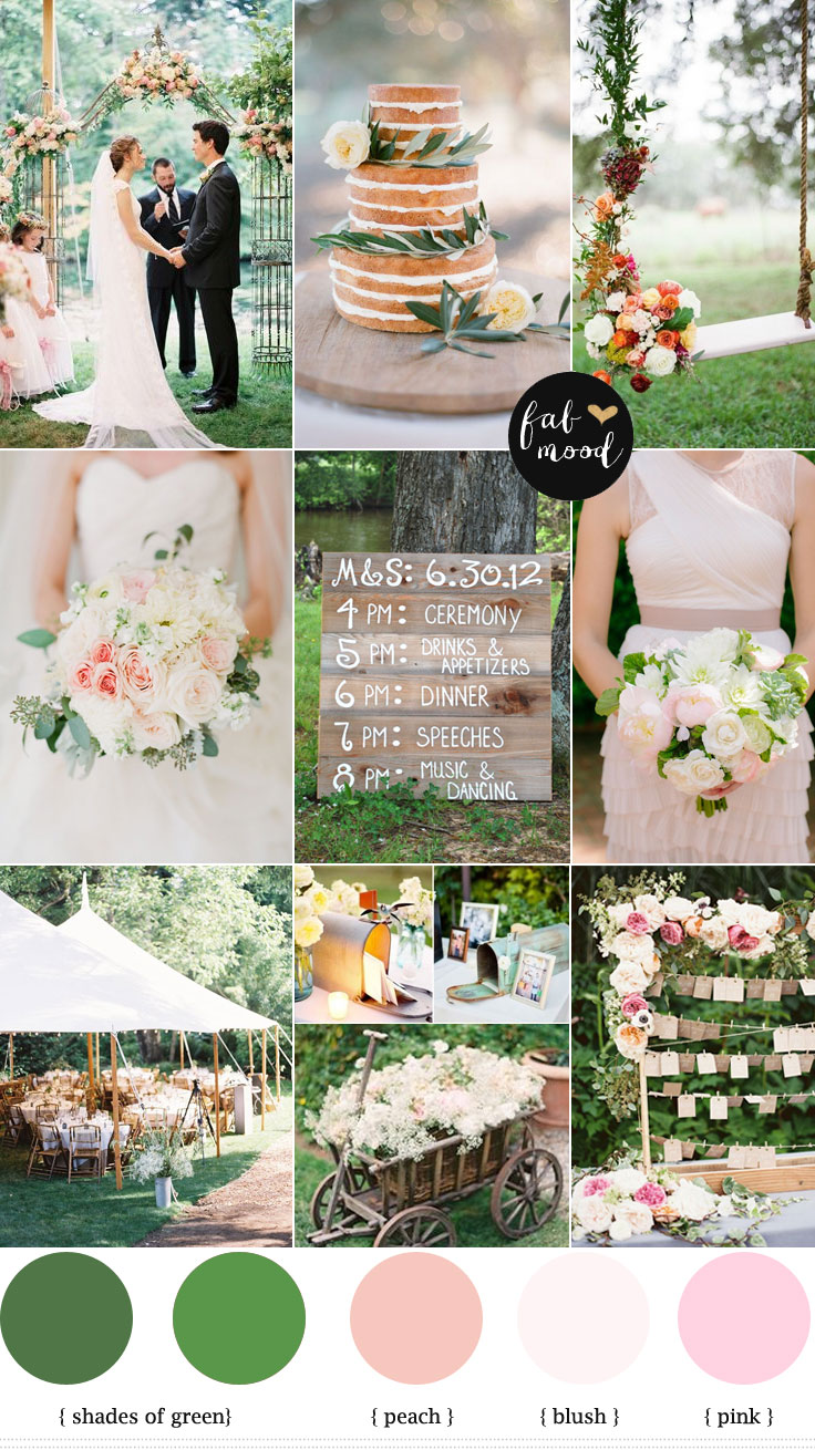 garden wedding palette-blush pink garden wedding,garden wedding ideas,outdoor wedding ceremony,outdoor wedding ideas,blush pink green