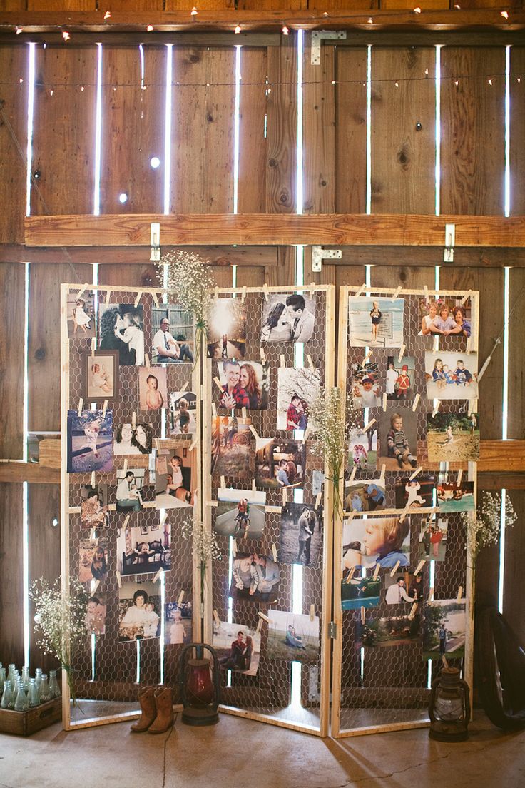 21 Fabulous wedding photo display ideas reception