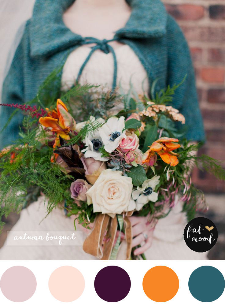 Teal Autumn wedding | Firefly Events and Mademoiselle Fiona photography