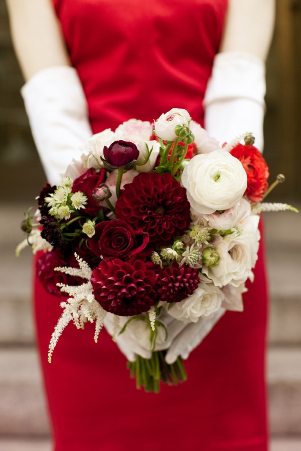 red bouquet