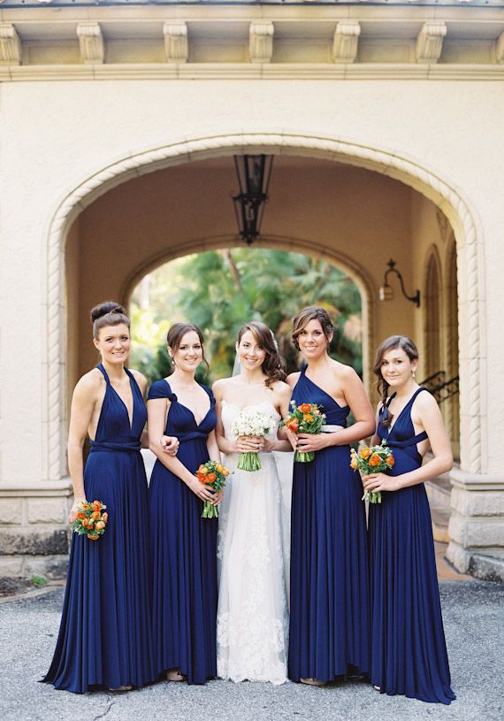 navy blue wedding palette