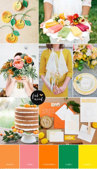 Citrus wedding colours | fabmood.com