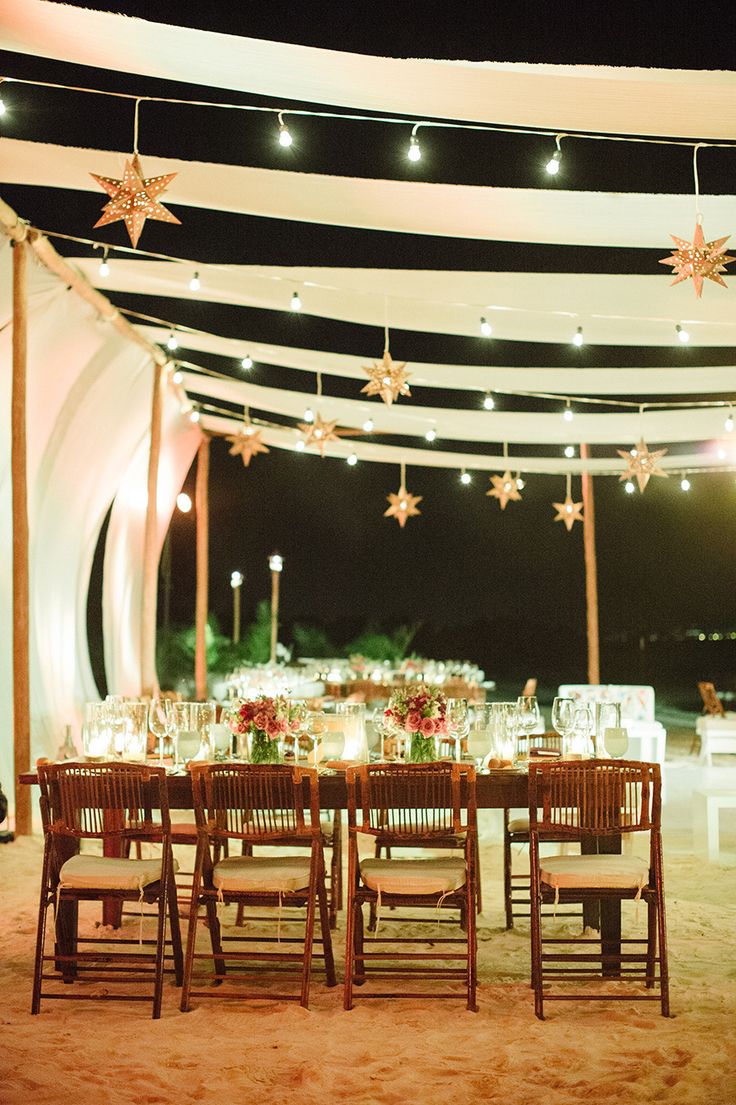 Add a string of white lights to create a more romantic ambiance