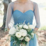 blue bridesmaid - blue wedding ideas: fabmood.com