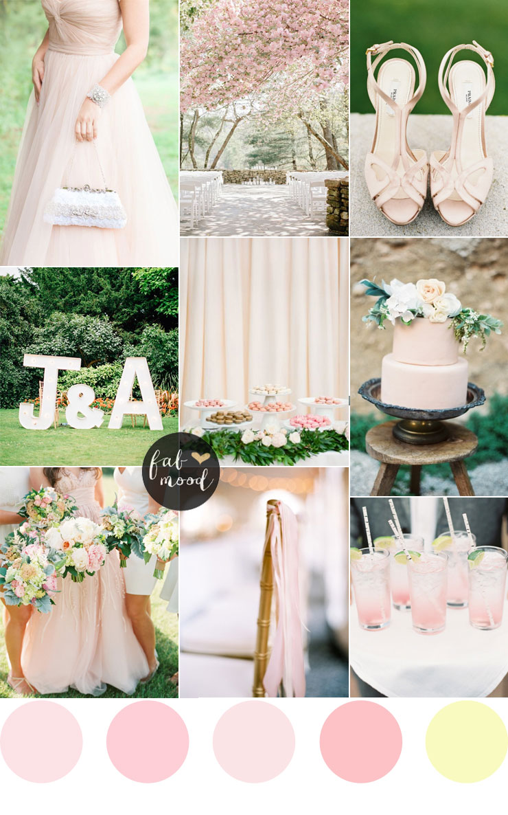 Blush spring wedding - Blush pink garden wedding | fabmood.com