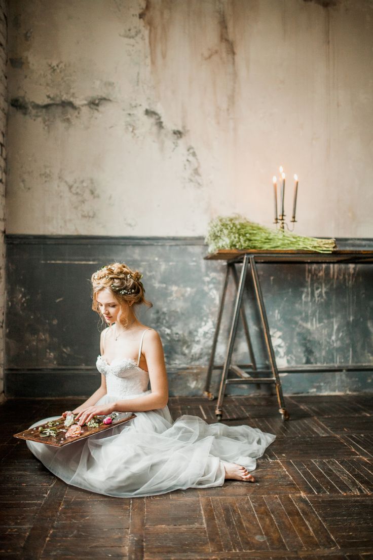#Weddingdress Inspiration "Isidora" Light grey Wedding gown by Milamira Bridal | fabmood.com | photography : antonovakseniya.com/ #weddingdress