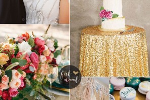 Luxurious Jewel Toned Wedding For Fall and Winter Wedding fabmood.com #jeweltonedwedding