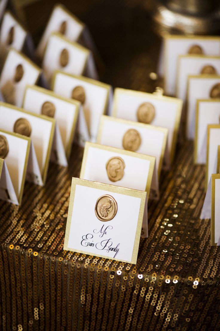 table assignments escort cards