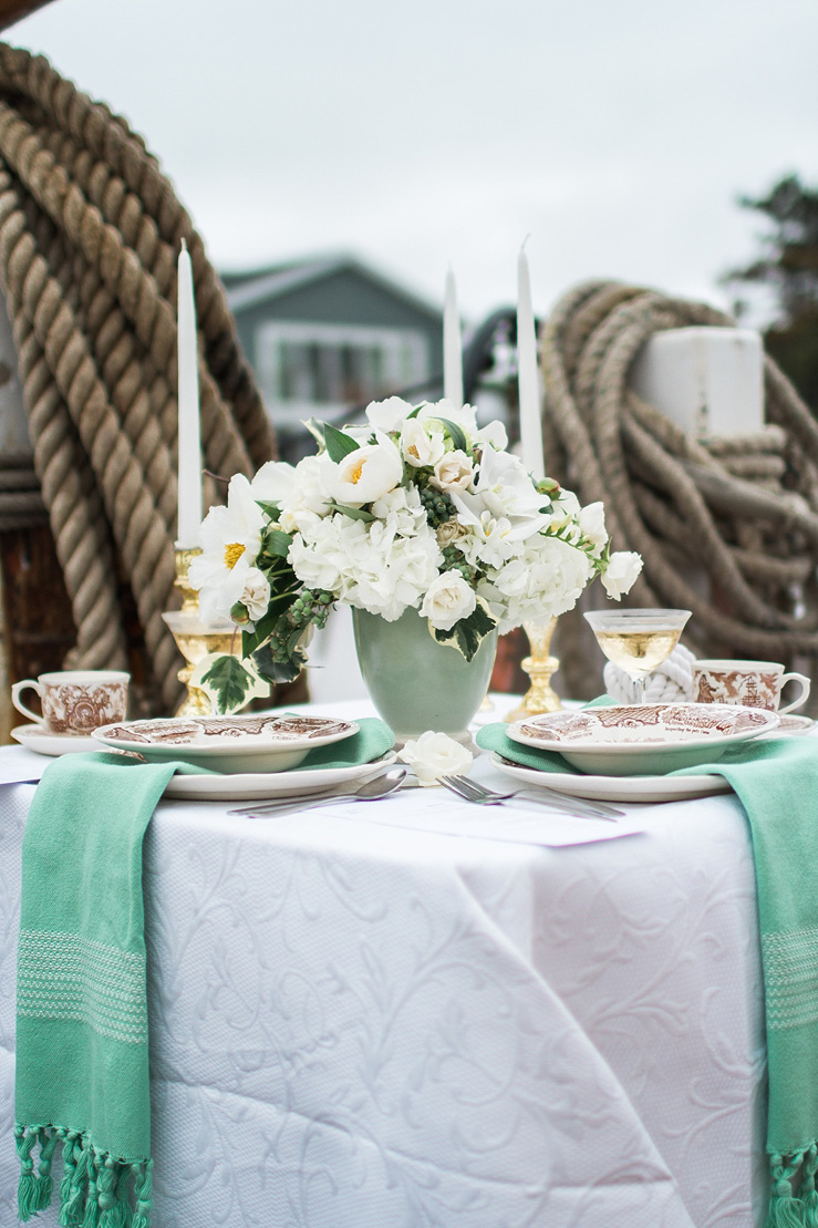 Wedding Tablescape - Nautical Wedding Inspiration shoot | justinabilodeauphotography.com ,nautical wedding inspiration, #weddinginspiration on fabmood.com