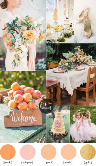 Whimsical garden wedding theme { Peach + Tulle } fabmood.com
