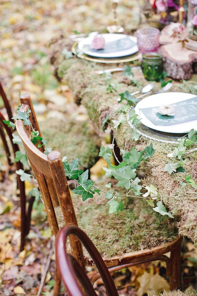 Enchanted Forest Fairytale Wedding in Shades of Autumn | fabmood.com