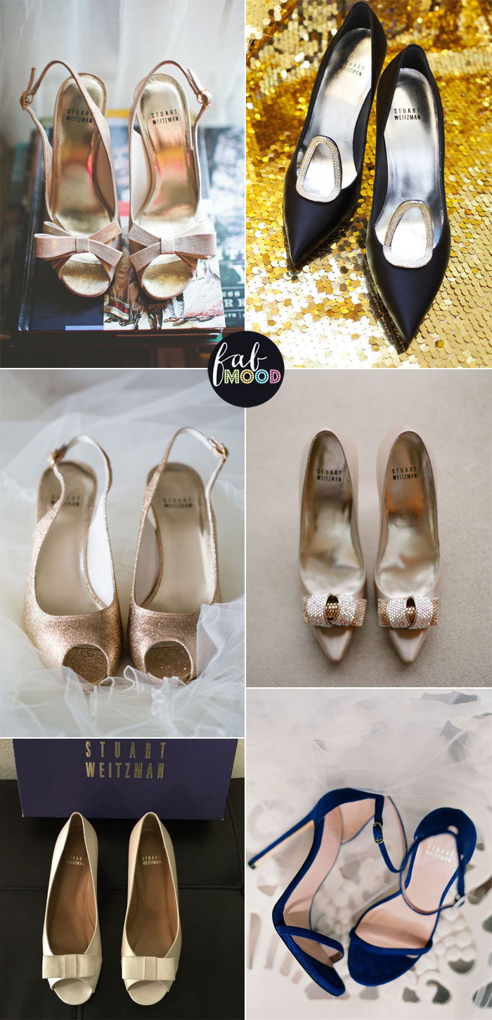 Stuart Weitzman bridal shoes | fabmood.com