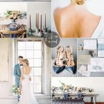 Pewter blue ,steel blue and navy blue and peach wedding color theme| fabmood.com
