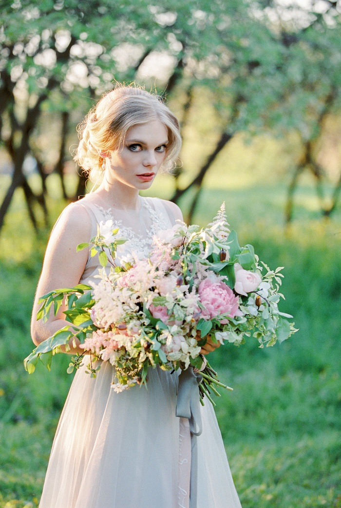 Beautiful Styled Shoot Complete With A short-cut lace top and classic style dress | fabmood.com