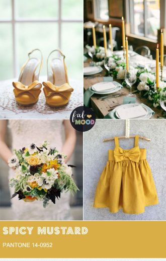Pantone spicy mustard wedding colour theme | fabmood.com