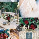 Romantic autumn wedding { Charcoal,navy blue ,maroon and emerald colour schemes } fab mood