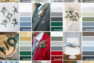 12 Winter wedding color palettes | fab mood