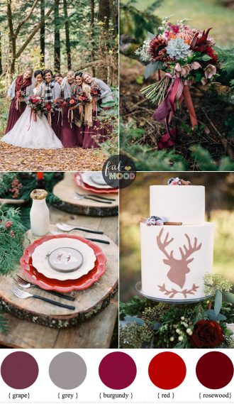 Christmas Woodland Wedding theme | Fab Mood #woodlandwedding