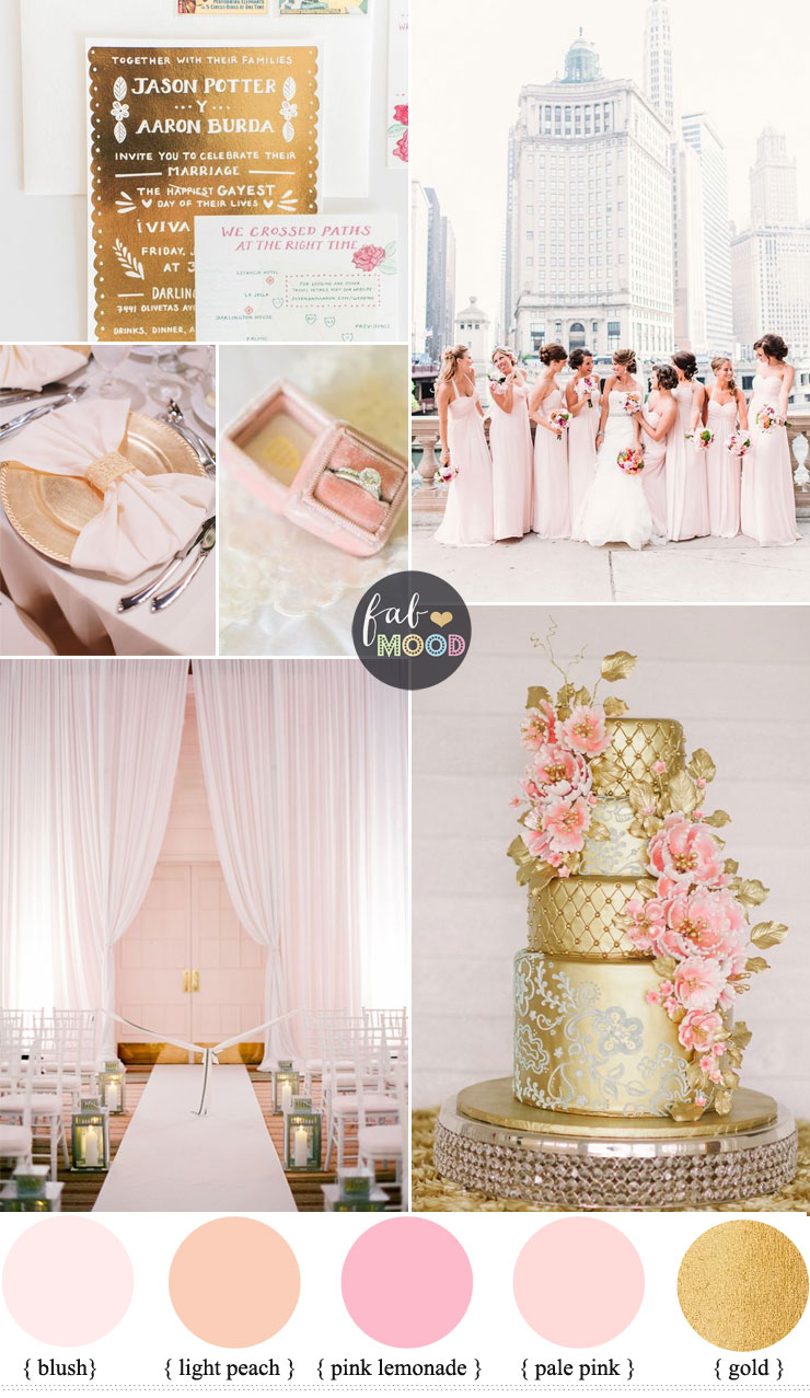 Blush Pink Wedding Theme 36 Pretty Blush Pink Color Combinations