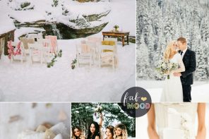 Magical Winter Wedding Theme | fabmood.com #winter #magical #snow