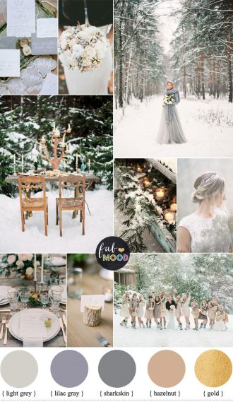 December Wedding Colours { Shades of Neutral Colours } fabmood.com #winterwedding #wedding #neutral #weddingcolors