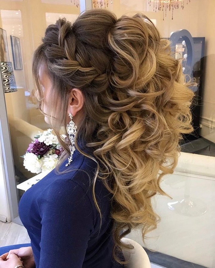Bridal hairstyle to inspire you #weddinghair #bridalupdo #bridalhair #wedding #weddingupdos