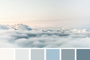 Color palette inspired by sky #color #colorpalette #colorscheme