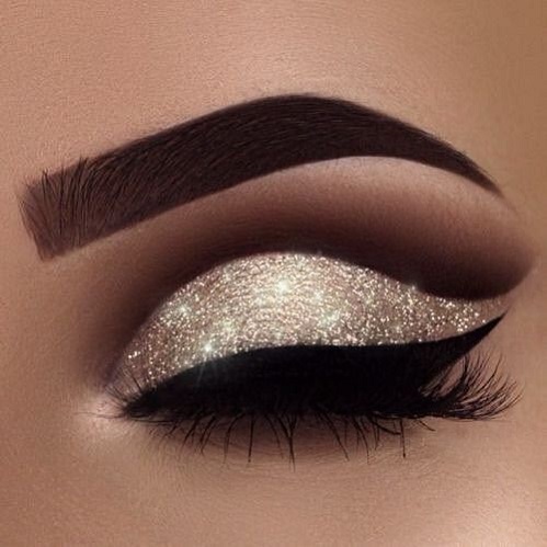 Soft glam gold eye makeup #eyemakeup #makeup #glammakeup #eyemakeup